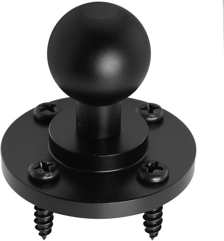 20mm Aluminum Alloy Ball Head with 1/4" Screw Interface Wall Camera Mount & Outdoor Mounting Base for Cameras, Phones, and Tablets (40mm Base) in Saudi Arabia