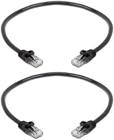 كابل شبكة CAT 6 500 ميجا هرتز UTP ETHERNET LAN - 50 قدم أصفر - عبوة من قطعتين in Kuwait