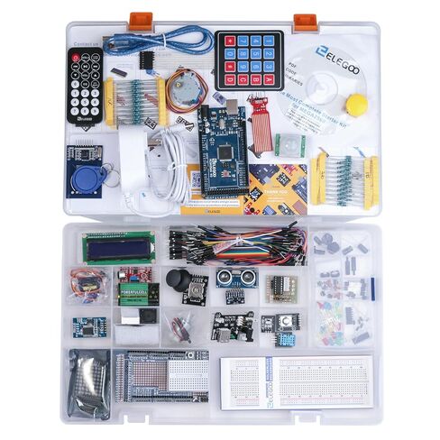 ELEGOO Mega R3 Project The Most Complete Ultimate Starter Kit & ELEGOO Upgraded 37 in 1 Sensor Modules Kit in Saudi Arabia