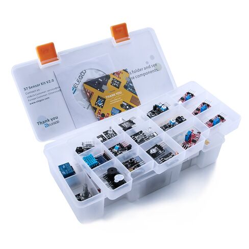 ELEGOO Mega R3 Project The Most Complete Ultimate Starter Kit & ELEGOO Upgraded 37 in 1 Sensor Modules Kit in Saudi Arabia