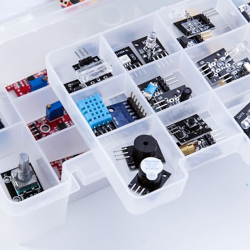 ELEGOO Mega R3 Project The Most Complete Ultimate Starter Kit & ELEGOO Upgraded 37 in 1 Sensor Modules Kit in Saudi Arabia