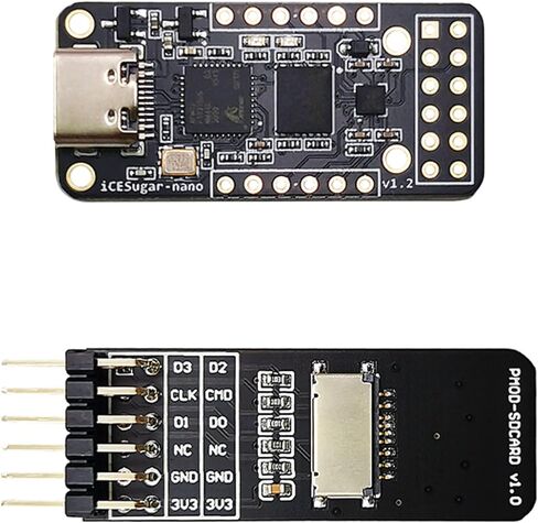 لوحة تطوير FPGA من iCESugar-nano مفتوحة المصدر RISC-V iCE40LP1k موصل PMOD قياسي (iCESugar-nano) in Kuwait