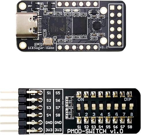 لوحة تطوير FPGA من iCESugar-nano مفتوحة المصدر RISC-V iCE40LP1k موصل PMOD قياسي (iCESugar-nano) in Kuwait