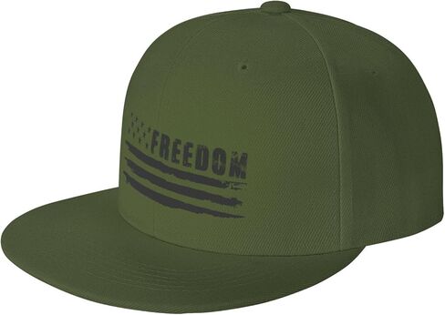 قبعة Freedom American Flag Trucker للرجال قبعات Snapback قبعة بيسبول وقبعات مسطحة الحافة in Kuwait