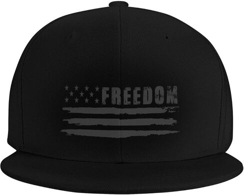 قبعة Freedom American Flag Trucker للرجال قبعات Snapback قبعة بيسبول وقبعات مسطحة الحافة in Kuwait