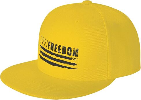 قبعة Freedom American Flag Trucker للرجال قبعات Snapback قبعة بيسبول وقبعات مسطحة الحافة in Kuwait