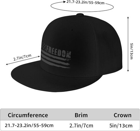 قبعة Freedom American Flag Trucker للرجال قبعات Snapback قبعة بيسبول وقبعات مسطحة الحافة in Kuwait