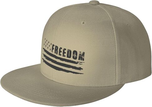قبعة Freedom American Flag Trucker للرجال قبعات Snapback قبعة بيسبول وقبعات مسطحة الحافة in Kuwait