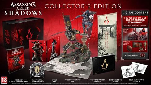 Assasin's Creed Shadows Artbook - Hardcover Collector Art Book, 76 Pages (No Game Included) in Saudi Arabia