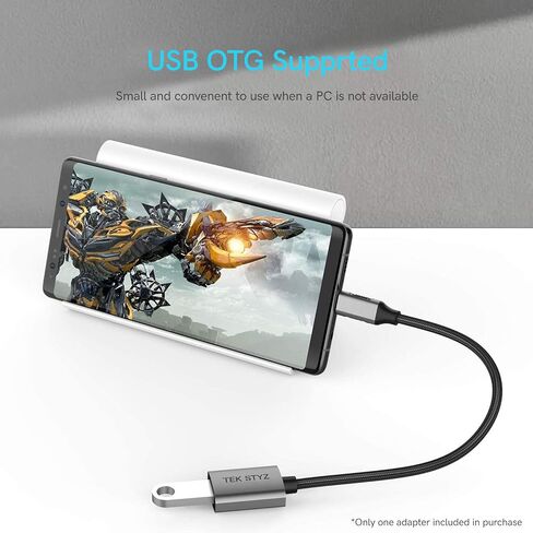 USB-C 3.0 OTG Adapter Compatible with Motorola One 5G Multi-Function 5Gbps of Mice,Backup,Keyboard,MicroSDXC,Gamepads,Keyboards,+More in Saudi Arabia