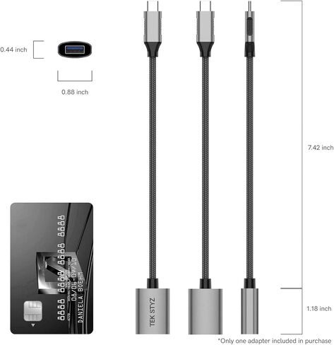 USB-C 3.0 OTG Adapter Compatible with Motorola One 5G Multi-Function 5Gbps of Mice,Backup,Keyboard,MicroSDXC,Gamepads,Keyboards,+More in Saudi Arabia