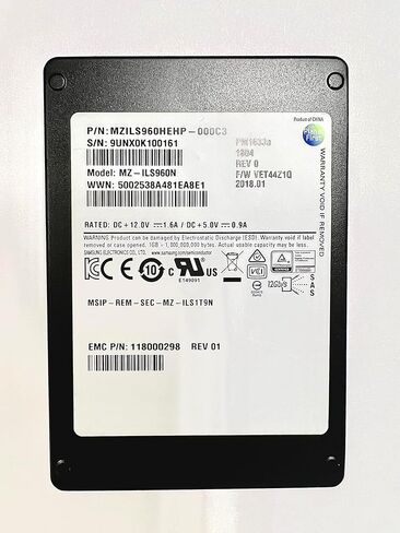 MZ-ILS960N PM1633a 960 جيجابايت SAS 12 جيجابايت/ثانية 2.5 بوصة SSD in Saudi Arabia