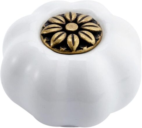 Cabinet Drawer Handle 1 Pcs Ceramic Cabinet Knob Drawer Pull Handle Design Porcelain Handle Cupboard Door Knob Kids Furniture Pull(G) in Saudi Arabia