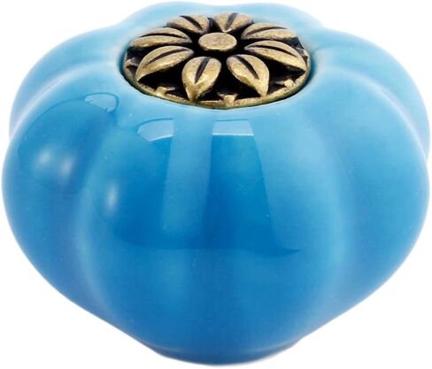 Cabinet Drawer Handle 1 Pcs Ceramic Cabinet Knob Drawer Pull Handle Design Porcelain Handle Cupboard Door Knob Kids Furniture Pull(G) in Saudi Arabia