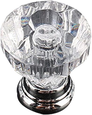 Cabinet Drawer Handle 25mm 10 Pack Tranparent Acrylic Kitchen Door Knobs Clear Drawer Cabinet Dresser Cupboard Pull Handle Bedroom Dropping in Saudi Arabia