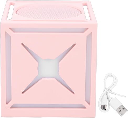 EBTOOLS Miniature Speaker, 5W Composite Metal Driver with RGB Lights, Portable Wireless Speaker for Phone Laptop Tablet, 5.3, Home Party Outdoor Travel (Pink) in Saudi Arabia