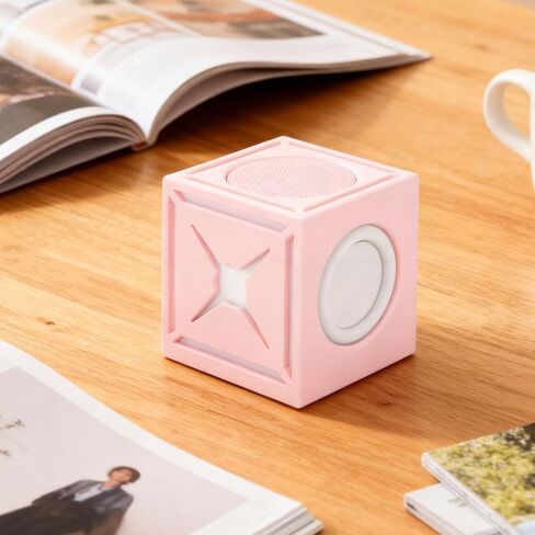 EBTOOLS Miniature Speaker, 5W Composite Metal Driver with RGB Lights, Portable Wireless Speaker for Phone Laptop Tablet, 5.3, Home Party Outdoor Travel (Pink) in Saudi Arabia