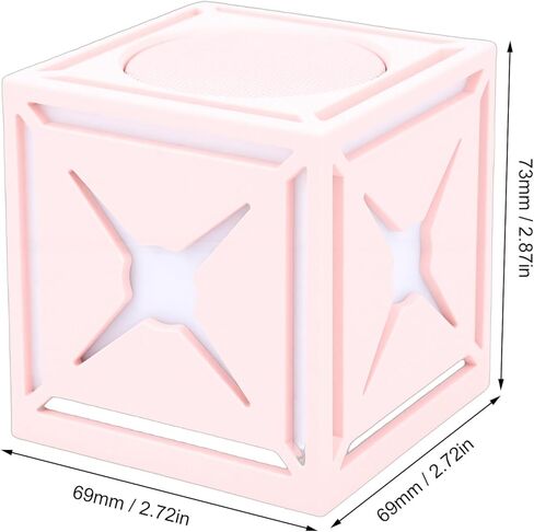 EBTOOLS Miniature Speaker, 5W Composite Metal Driver with RGB Lights, Portable Wireless Speaker for Phone Laptop Tablet, 5.3, Home Party Outdoor Travel (Pink) in Saudi Arabia