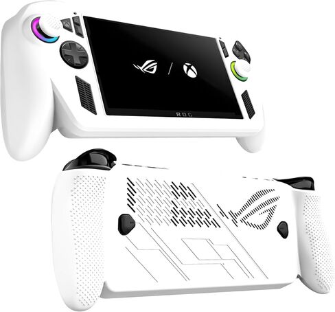 حافظة سيليكون Geiomoo لجهاز ASUS ROG Xbox Ally X، غطاء حماية ناعم مضاد للخدش ومقاوم للصدمات (أسود) in Kuwait