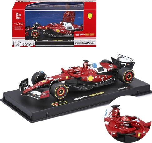 2025 1/43 F1 SF25#16 Alloy Racing Formula Car Static Simulation DieCast Adult Collectible Model (Acrylic Case Packaging) in Saudi Arabia