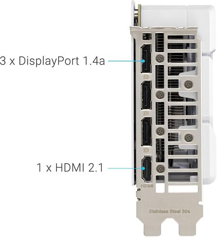 ASUS Dual GeForce RTX™ 4060 Ti EVO White OC Edition 8GB GDDR6 (PCIe 4.0، 8GB GDDR6، DLSS 3، HDMI 2.1a، DisplayPort 1.4a، تصميم مروحة Axial-tech، تقنية 0dB، لوحة خلفية واقية، تكنولوجيا Auto-Extreme) in Saudi Arabia