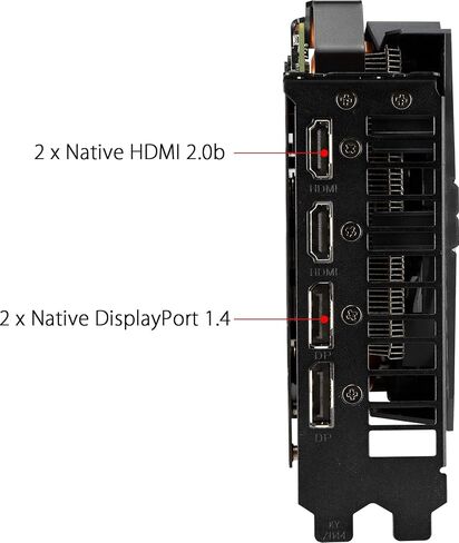 بطاقة رسومات الألعاب ASUS ROG Strix GeForce GTX 1660 Super Advanced 6GB Edition GDDR6 HDMI 2.0 DP 1.4 (ROG-STRIX-GTX1660S-A6G-GAMING) (متجددة) in Saudi Arabia