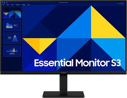شاشة سامسونج 27 بوصة S3 (S30GD) IPS LED FHD 100 هرتز (HDMI، D-sub) - أسود - LS27D300GANXZA in Kuwait