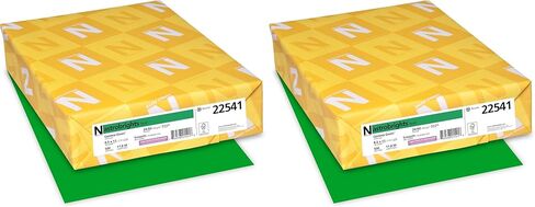 ورق Neenah Wausau 22531 Astrobrights الملون ، 21.5 سم × 27.9 سم، 29 كجم / 89 جرامًا ، أصفر شمسي، 500 ورقة in Kuwait