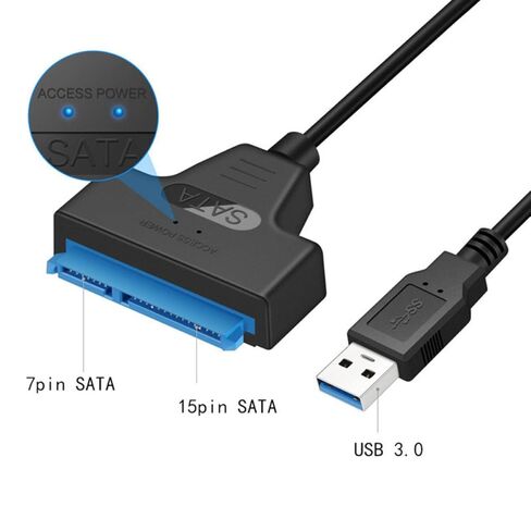 كابل القرص الصلب 5 بوصة محول القرص الصلب الخارجي محول نقل البيانات لـ SSD متوافق مع أجهزة تخزين سطح المكتب والكمبيوتر المحمول in Saudi Arabia