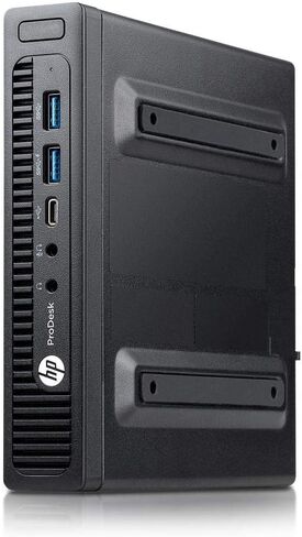 كمبيوتر HP Mini PC Desktop 600 G2، كمبيوتر صغير ProDesk 600G2، معالج Intel Core الجيل السادس، ذاكرة وصول عشوائي 16 جيجابايت، 256 جيجابايت SSD، لوحة مفاتيح وماوس، Windows 11 Pro (متجدد) in Kuwait