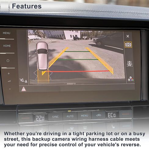 Rear View Camera Adapter Wire Harness Cable for Ford Escape 2013-2019 Stabilise Backup Camera Wiring Harness 1 Pcs RCA 10 Pin in Kuwait