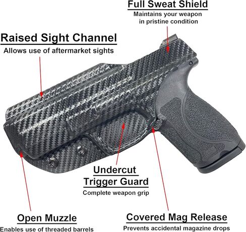 Black Scorpion Outdoor Gear IWB Sweat Guard Holster fits Springfield Echelon 4.0C in Saudi Arabia