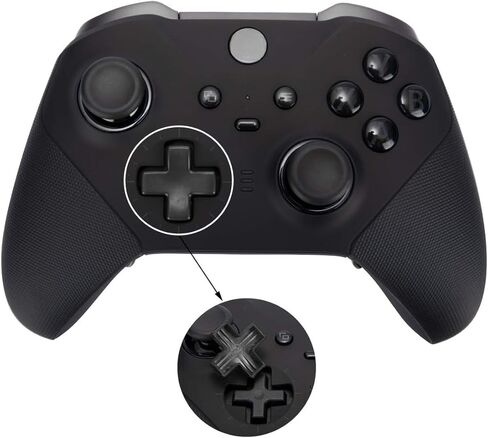 Accessories for Xbox Elite Controller Series 2, 13 in 1 Replacement Paddles Thumbsticks Joystick Parts Repair Kit Component Set with Metal Mod 6 Swap Joysticks, 4 Paddles, 2 D-Pads, 1 Tool in Saudi Arabia