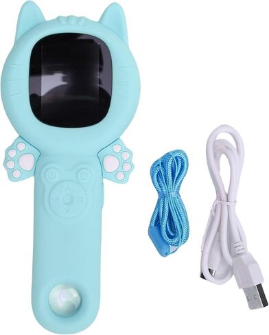 Handheld Digital Microscope Camera 16x Magnification 4X Zoom 2 Inch Screen 1080P Pocket Magnifying Glass Photo Video Recording (Blue) in Saudi Arabia