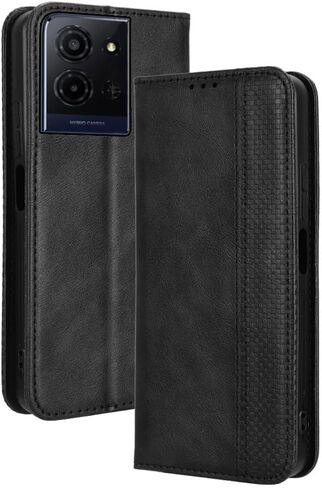for TCL K33 /TCL K32 Phone Case, Magnetic Wallet with Credit Card Holder Slots Kickstand Feature Flip Folio Leather Wallet Protection Case for TCL K33 5G T513SP /TCL K32 5G T513W -Black in Saudi Arabia