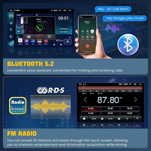 Android 13 Car Radio Stereo for Jeep Wrangler 2015-2017, Wireless Carplay&Android Auto Radio with 4G+64G Support Bluetooth/Voice Control/GPS/WiFi/Back-up Camera/SWC/FM, 10 Inch QLED Touch Screen in Saudi Arabia