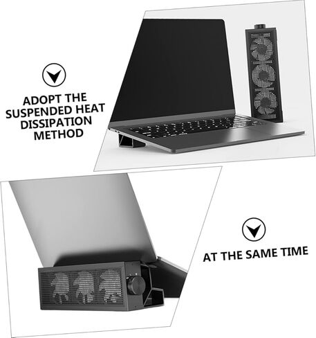 مجموعة واحدة من حامل تبريد الكمبيوتر المحمول RGB مع تصميم مريح للارتفاع للألعاب والوسائط المتعددة، واستخدام مراوح التبريد السريع المتوافقة مع جميع أجهزة الكمبيوتر المحمول in Kuwait