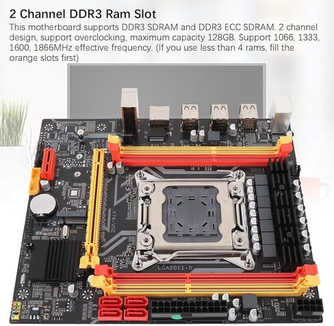 اللوحة الأم للكمبيوتر PUSOKEI X79، تدعم معالجات E5 V1 V2 وCore i7 مع 4 واجهة DDR3 Ram Slot M.2، طاقة 7 مراحل، لوحدة المعالجة المركزية LGA2011 وأجهزة الكمبيوتر المخصصة للألعاب in Saudi Arabia
