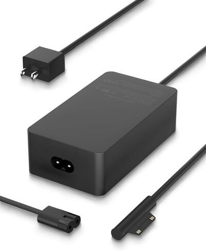 65W for Microsoft Laptop Charger for Microsoft Surface Pro 7,11,10,9,8,7+,6,5,4,3,X, for Windows Surface Laptop 7,6,5,4,3,2,1, Go Tablet 4,3,2,1,Book 3,2,1,Support 44W,36W in Saudi Arabia