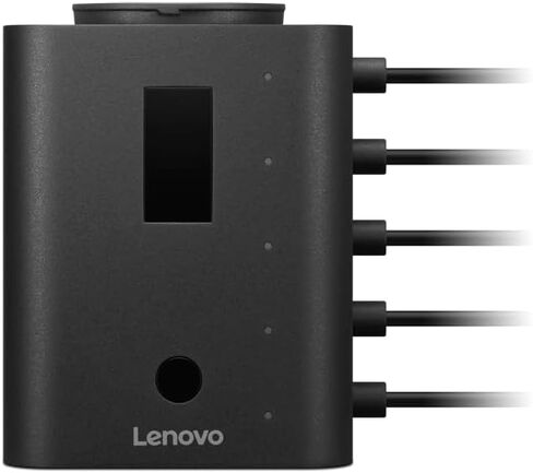 شاحن Lenovo الذكي، مصمم لأجهزة Chromebook، يشحن 5 أجهزة كمبيوتر محمولة في وقت واحد ويراقب مستويات البطارية، وكابلات USB-C مدمجة مقاس 30 سم in Kuwait