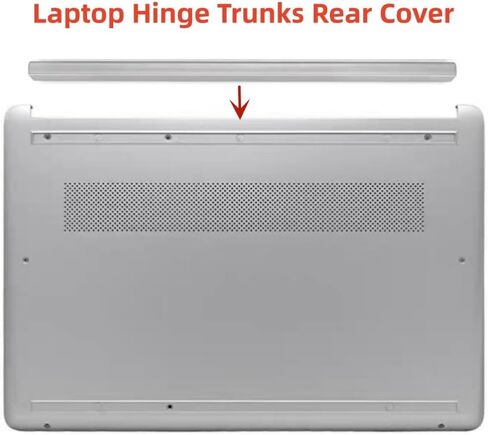 LCD Hinge Trunks Rear Cover Clip Trim Strip Cap Case Laptop Display Bezel Hinge Cover Replacement for HP 14-FQ 14-DQ 14S-DR 14-FR 14S-DQ 14S-FQ TPN-Q221 TPN-Q242 Series Silver in Kuwait