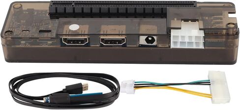 Laptop External Independent Video Card Dock, 6Pin Interface Output PCI E3.0 Laptop External GPU Graphics Card Base, TD in Saudi Arabia