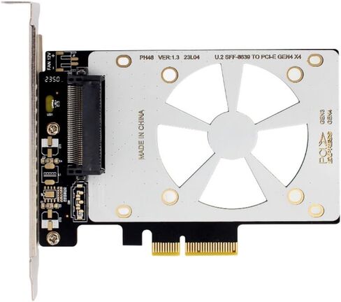 بطاقة Riser PH46 U.2 إلى PCIE X4، تدعم توسيع U.2 NVME SSD، لسلسلة Windows in Kuwait