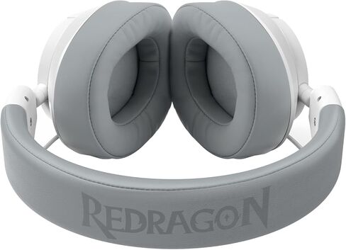 Redragon H889 Wireless Gaming Headset, 4 Connection Modes 2.4G/BT/3.5mm/USB, 53mm Drivers, Spatial Audio, 7.1 Surround Sound, Detachable Mic, Compatible with PC/PS5/PS4/NS/Xbox One/Phone, White in Saudi Arabia