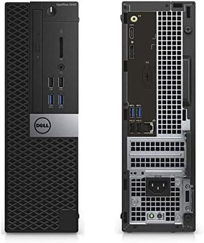 كمبيوتر مكتبي Dell OptiPlex 3040 SFF، Intel Core i5-6500، ذاكرة وصول عشوائي 8 جيجابايت، محرك أقراص ثابتة 500 جيجابايت، منفذ عرض، لوحة مفاتيح وماوس، Windows 11 Pro (متجدد) in Kuwait