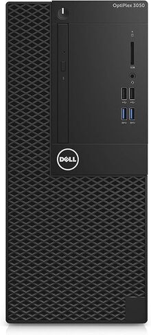 كمبيوتر سطح المكتب Dell OptiPlex 3050 Mini Tower، Intel Core i5-7500 3.4 جيجا هرتز Business MT Desktop PC، ذاكرة وصول عشوائي 8 جيجا، 256 جيجا SSD، منفذ عرض، لوحة مفاتيح وماوس، WiFi، BT، Windows 11 Pro (متجدد) in Kuwait