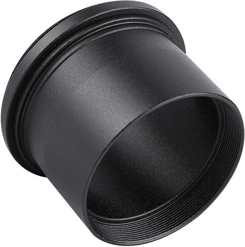 M48*0.75 Astronomic Telescope Eyepiece Lens Adapter Ring Threaded Fully Black Aluminum Alloy for Direct Focus Photography SLR Cameras in Saudi Arabia