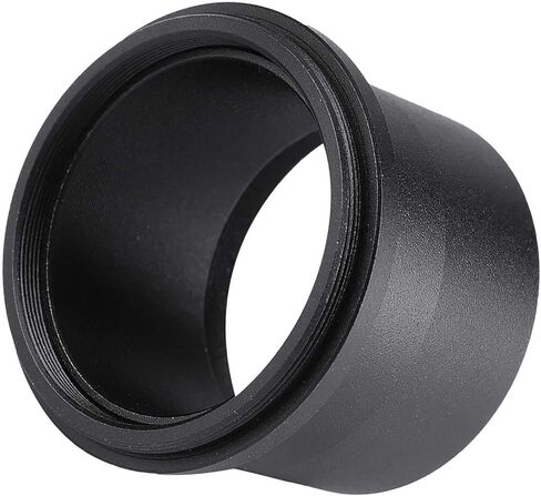 M48*0.75 Astronomic Telescope Eyepiece Lens Adapter Ring Threaded Fully Black Aluminum Alloy for Direct Focus Photography SLR Cameras in Saudi Arabia
