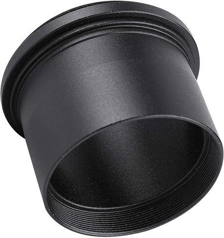 M48*0.75 Astronomic Telescope Eyepiece Lens Adapter Ring Threaded Fully Black Aluminum Alloy for Direct Focus Photography SLR Cameras in Saudi Arabia