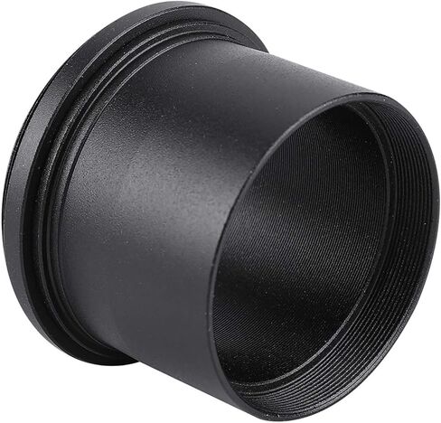 M48*0.75 Astronomic Telescope Eyepiece Lens Adapter Ring Threaded Fully Black Aluminum Alloy for Direct Focus Photography SLR Cameras in Saudi Arabia